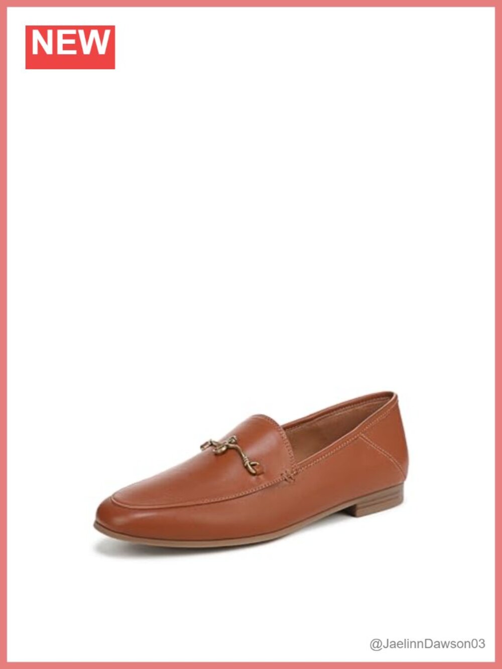 Women's PU Leather Loafer Slip-On with Almond Toe and Bit Embellishment